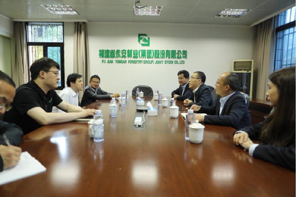 中国工商银行三明分行行长周善君一行到访永安林业