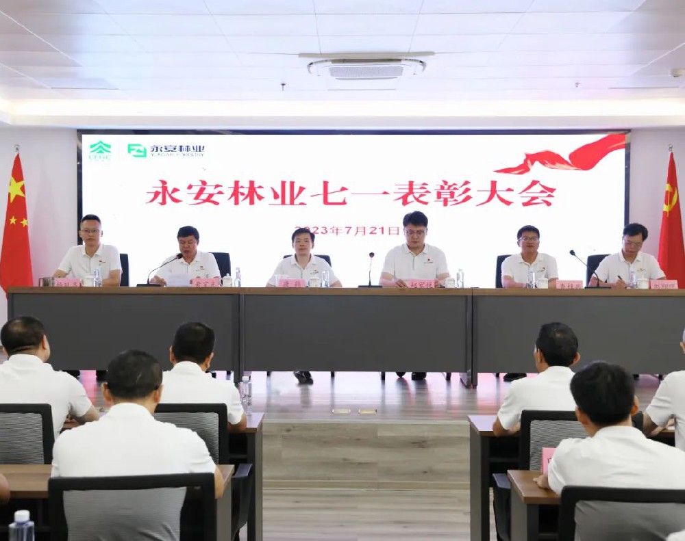 永安林业召开“七一”表彰大会